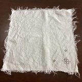 手刺繍のマット