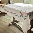 画像2: 手刺繍のテーブルクロス