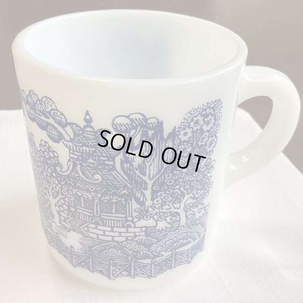 画像1: ヘーゼルアトラス社　ブルーウィローマグカップ