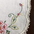 画像4: 手刺繍のオーバルドイリー (4)
