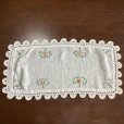 画像1: 手刺繍のテーブルセンター (1)