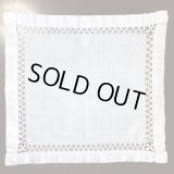 ドロンワークのマット