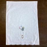 刺繍のタオル