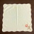 手刺繍のナプキン