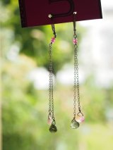 画像: シルバーと石のピアス
