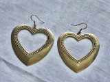 画像: ビンテージハートのピアス