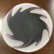 画像2: ヴィンテージ　吹きガラスの皿 (2)