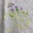 画像4: 花車の手刺繍マット (4)