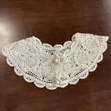 画像: レース編みの付け襟