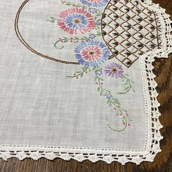 画像16: 手刺繍のカフェカーテン (16)