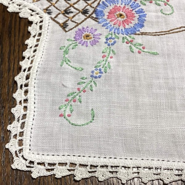 画像7: 手刺繍のカフェカーテン (7)