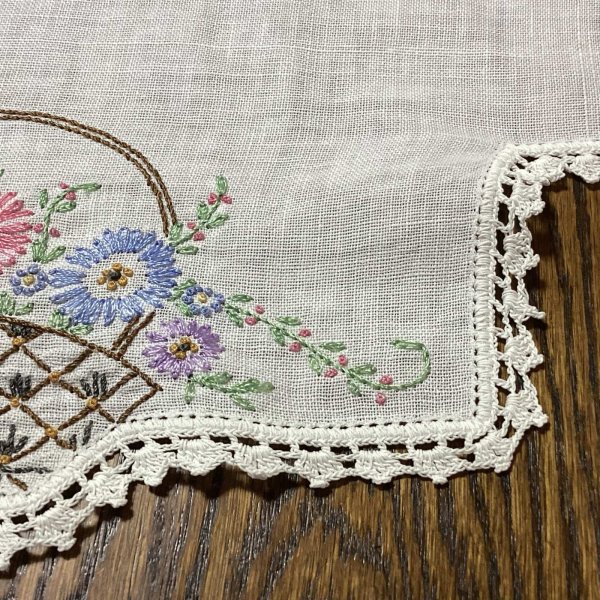 画像18: 手刺繍のカフェカーテン (18)