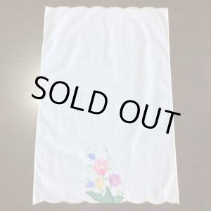 画像: アップリケと刺繍のタオル