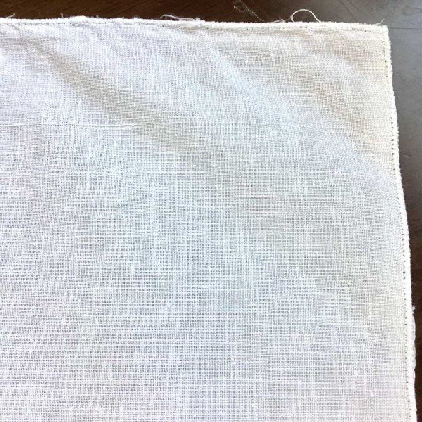 画像4: 刺繍とバテンレースのナプキン　（シミあり） (4)