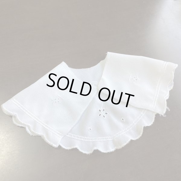 画像2: カットワークと刺繍の付け襟 (2)