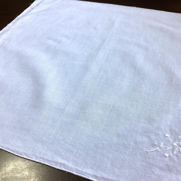 画像12: 刺繍とバテンレースのナプキン (12)